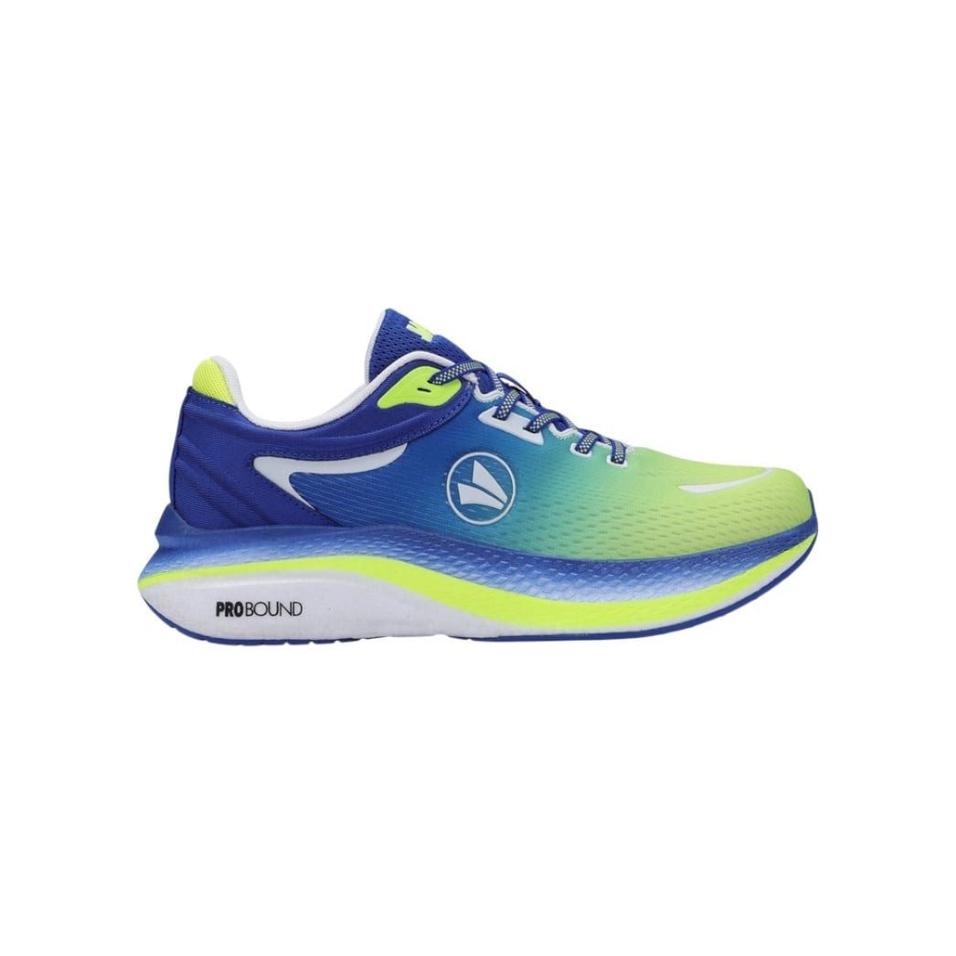 J-CM Usain blau/lime Sneaker