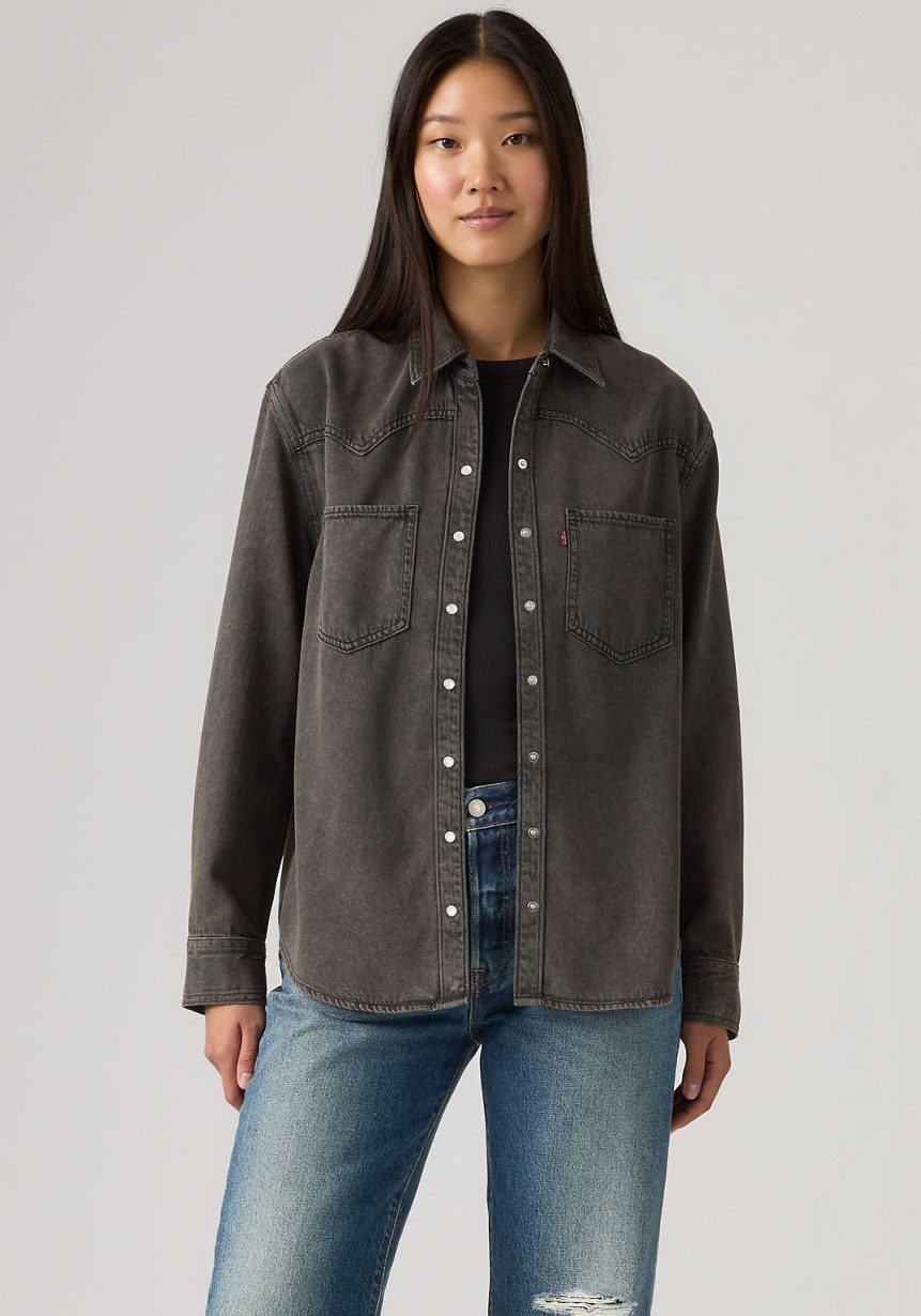 Levi's® Jeansbluse TEODORA WESTERN SHIRT mit Druckknöpfen