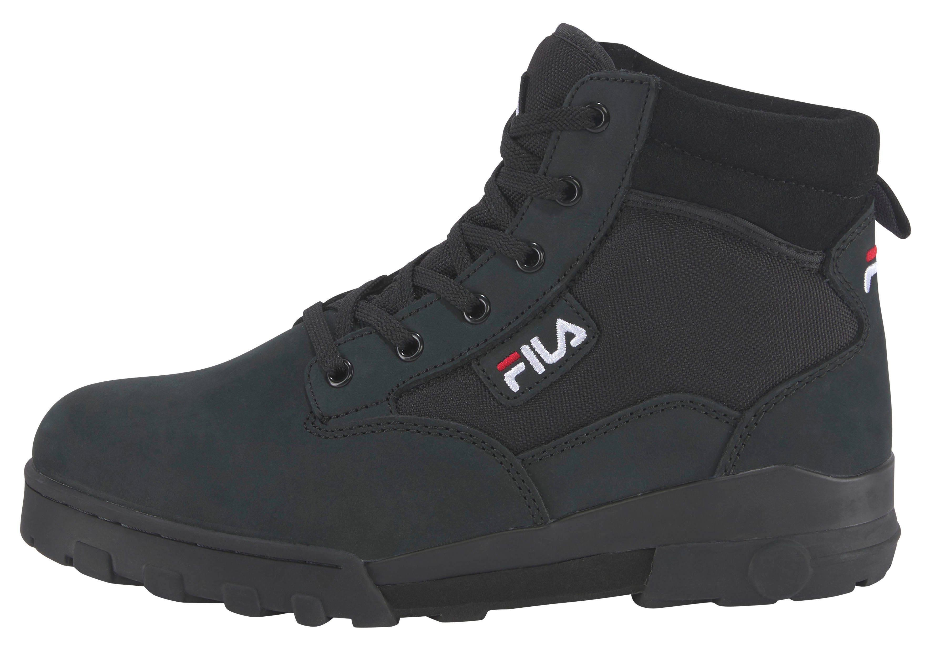 II schwarz GRUNGE mid wmn Schnürboots Fila