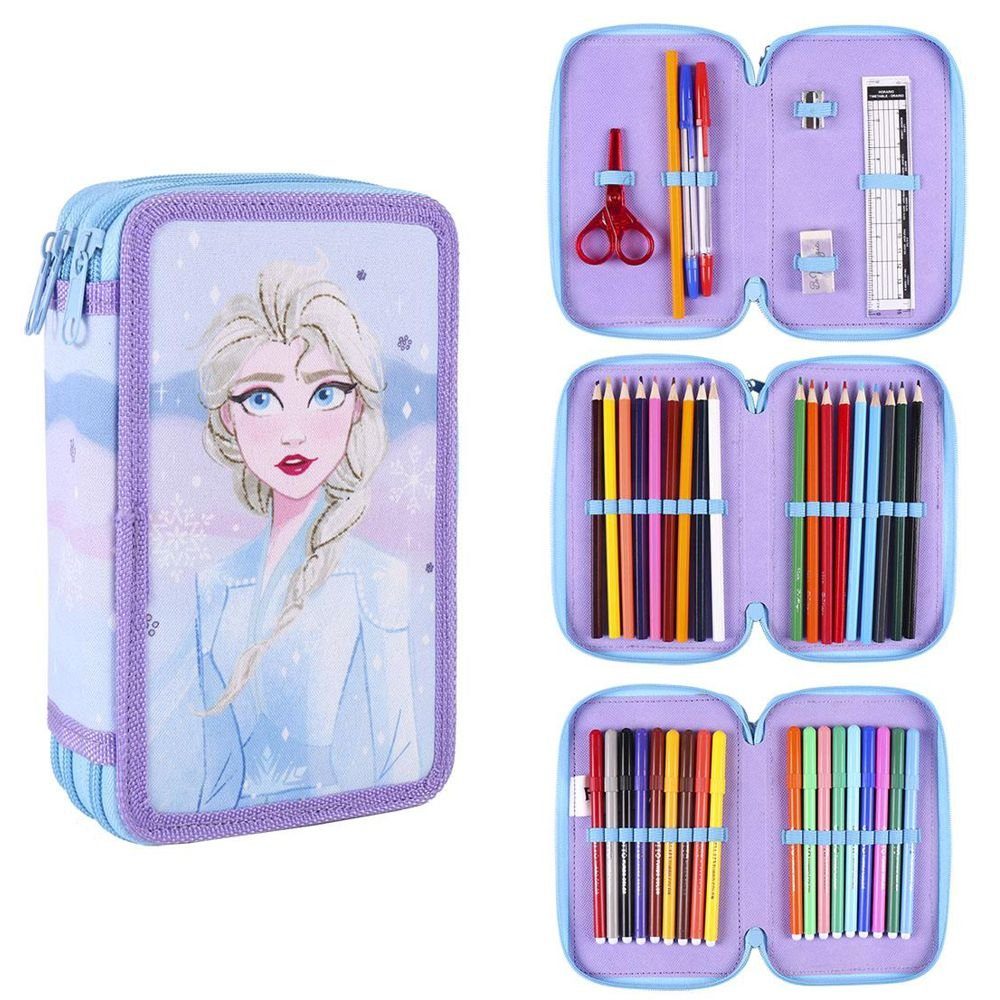 Bild von Disney Frozen Federtasche Federtasche gefüllt Disney Frozen Kinder Federmappe Stifte-Etui
