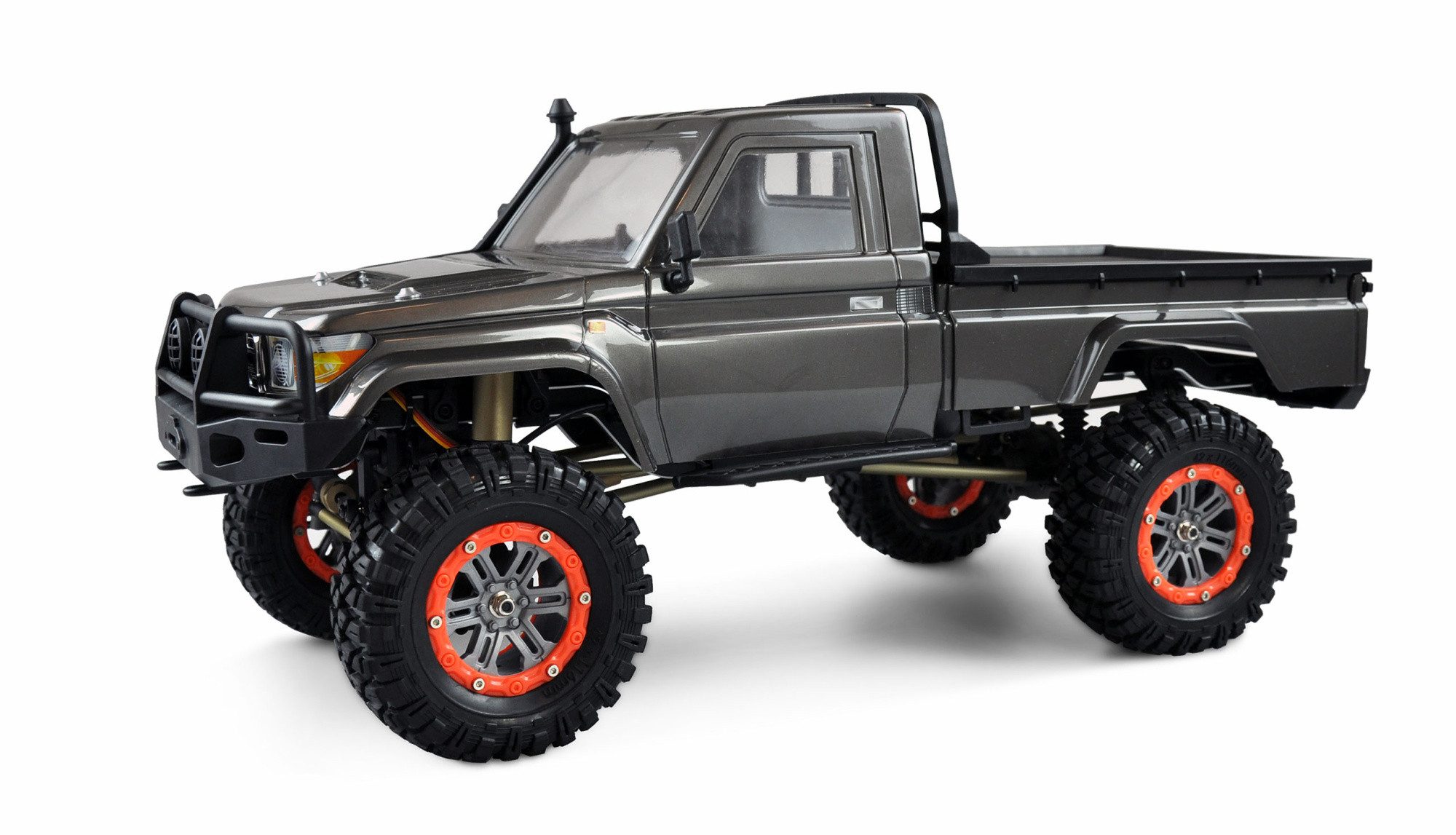 RC-Bagger Amewi AMXRock RCX10P Scale Crawler Pick-Up 1:10 RTR grau