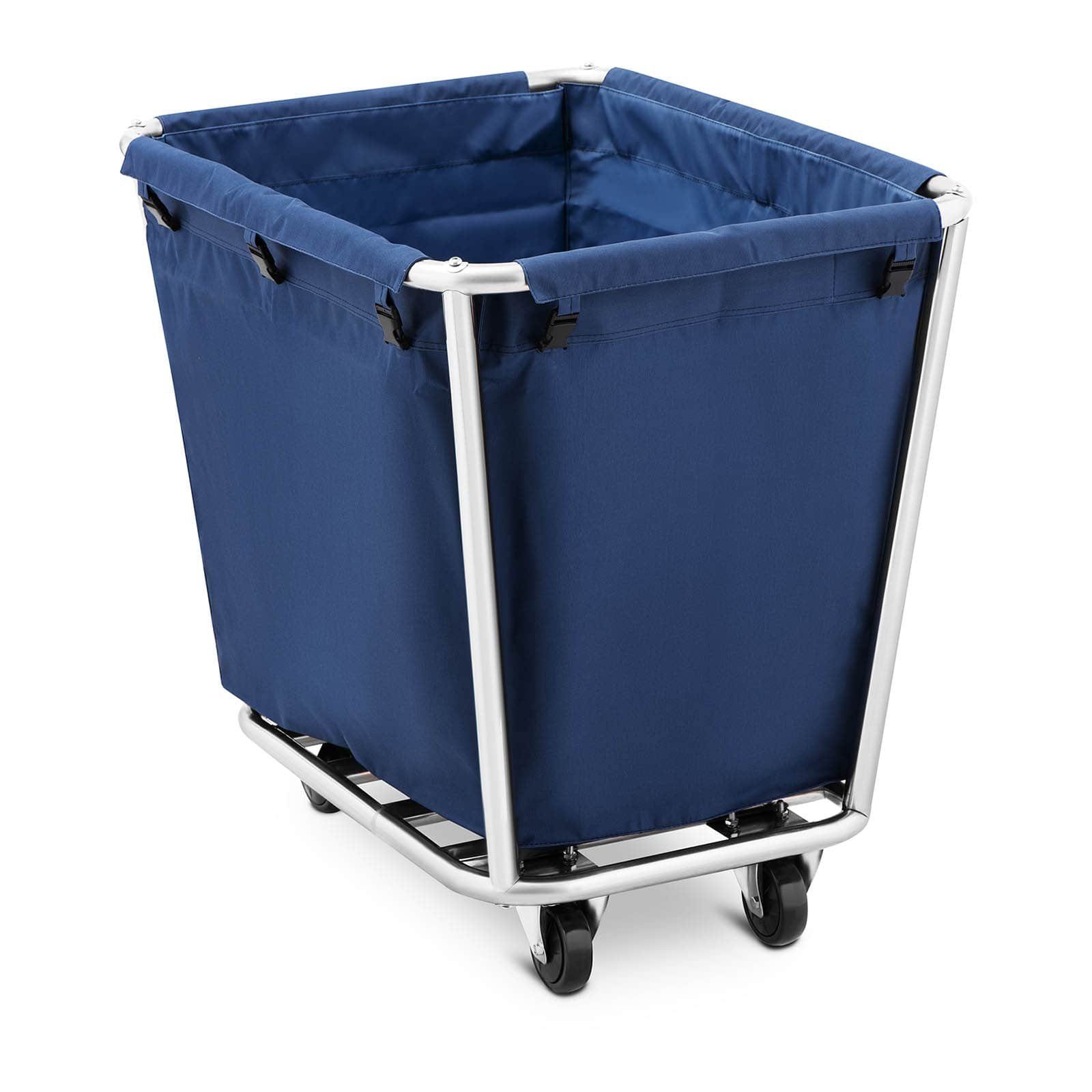 Lebensmittelgeschäft Royal Catering Wäschewagen Beutel: mit (PVC) 300 l Rollen Kunststoff Wäschesammler Putzwagen