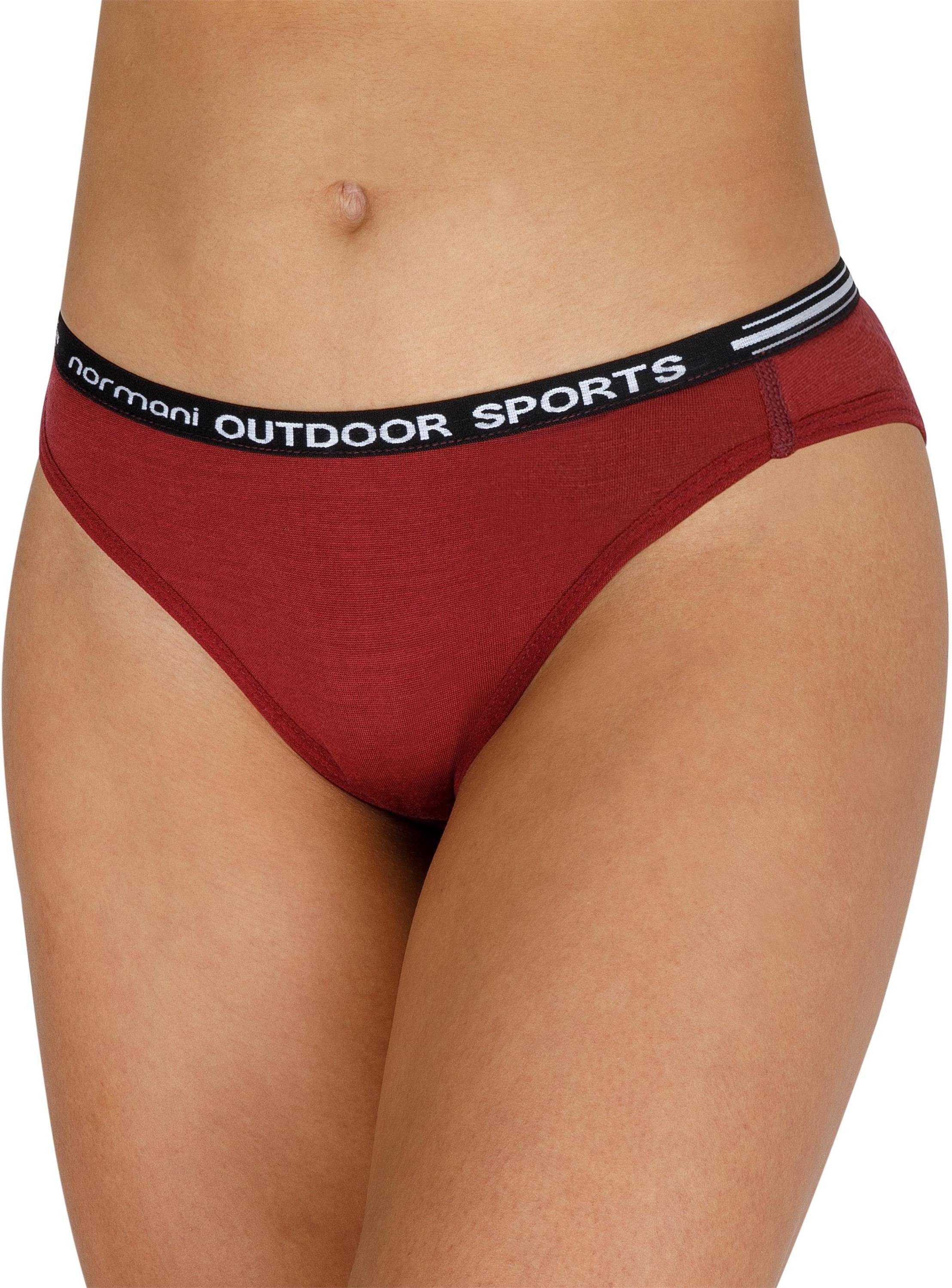 normani Slip 3er Pack Damen Merino Slip Mildura Unterhose Merinounterwäsche Sport Outdoor Hipkini Schlüpfe