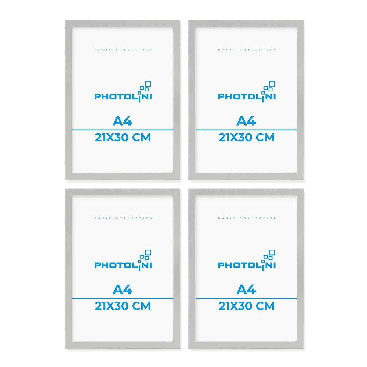 PHOTOLINI Bilderrahmen 4er Set 21x30 cm günstig online kaufen