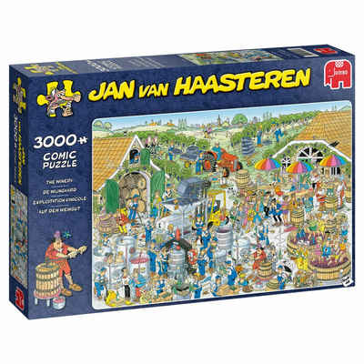 Jumbo Spiele Puzzle Jan van Haasteren - Weingut 3000 Teile, 3000 Puzzleteile