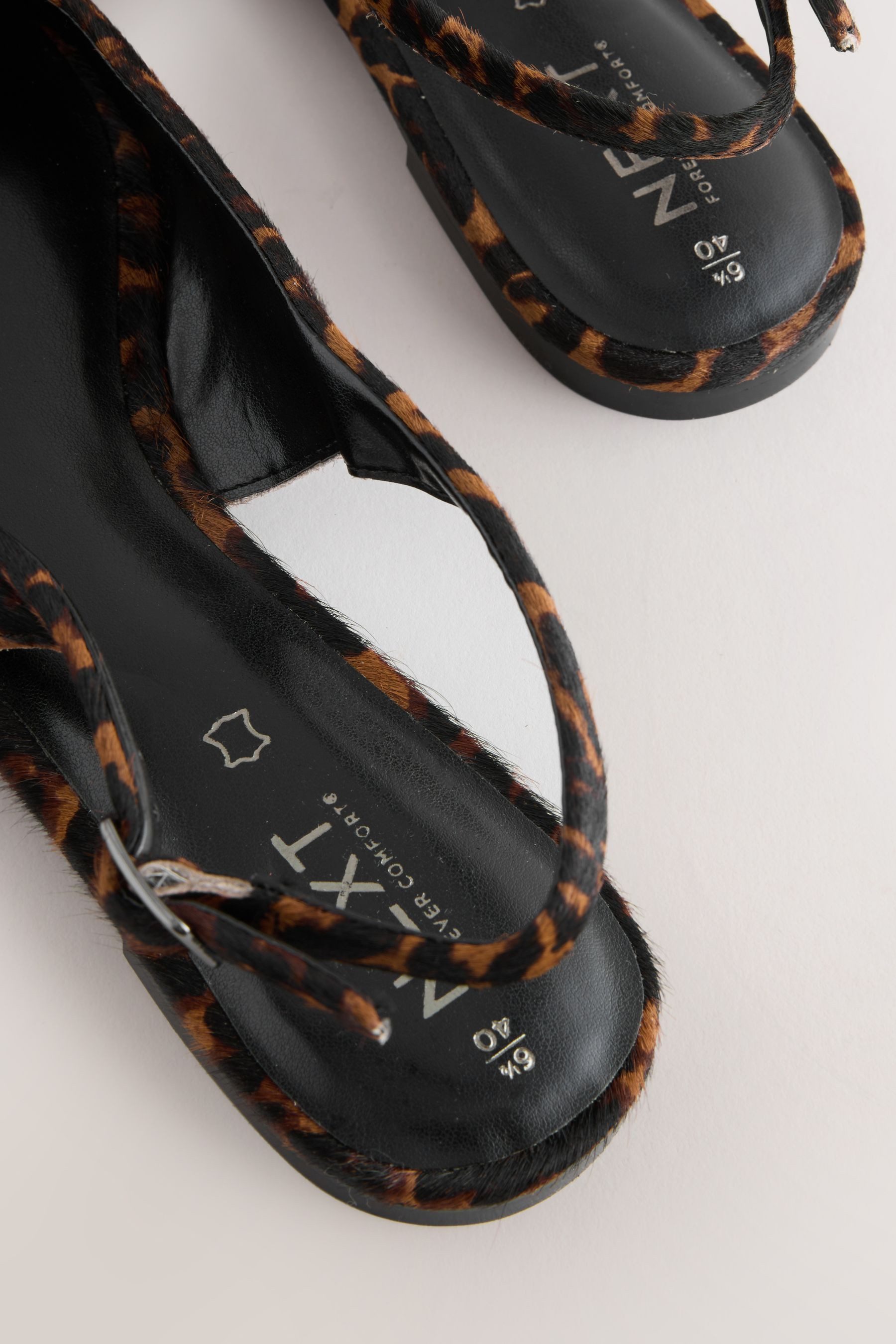 Next Forever Comfort® Slingbacks aus Premium-Leder Slingsandale (1-tlg) günstig online kaufen