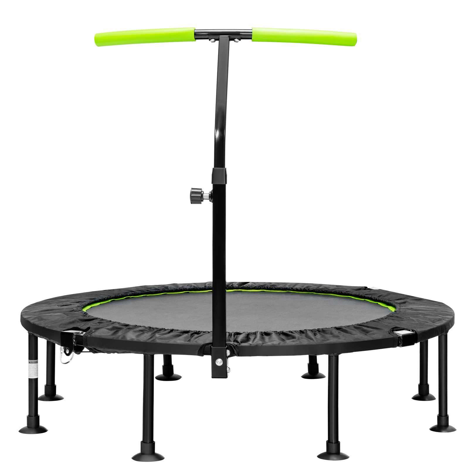 COSTWAY Fitnesstrampolin, φ110cm, mit 5 stufig höhenverstellbarem Griff