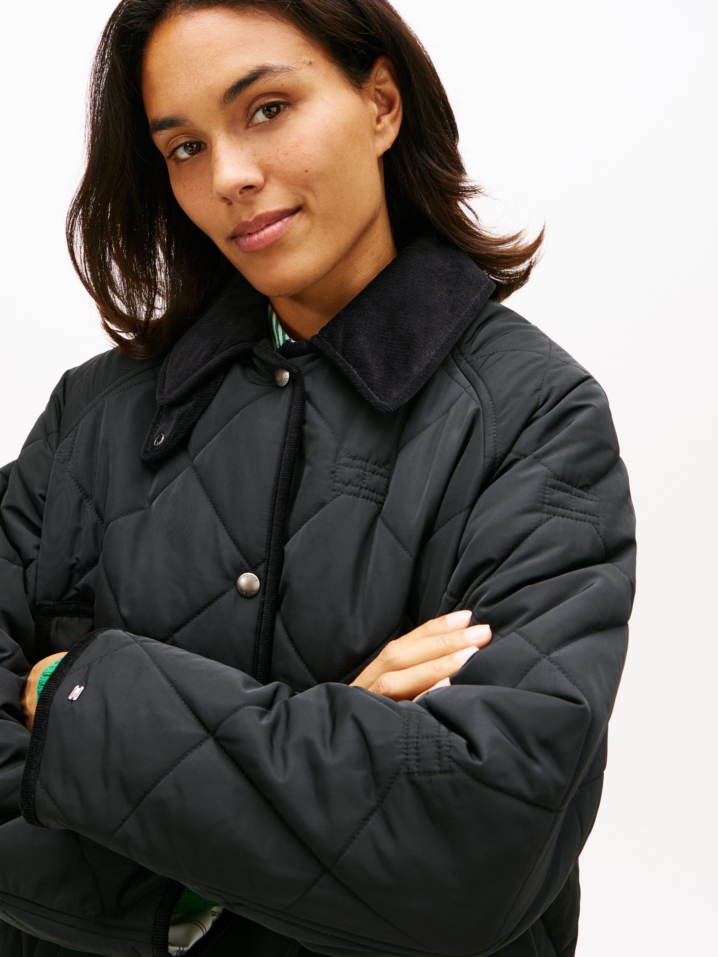 Tommy Hilfiger Steppmantel PADDED FLAG QUILTED COAT