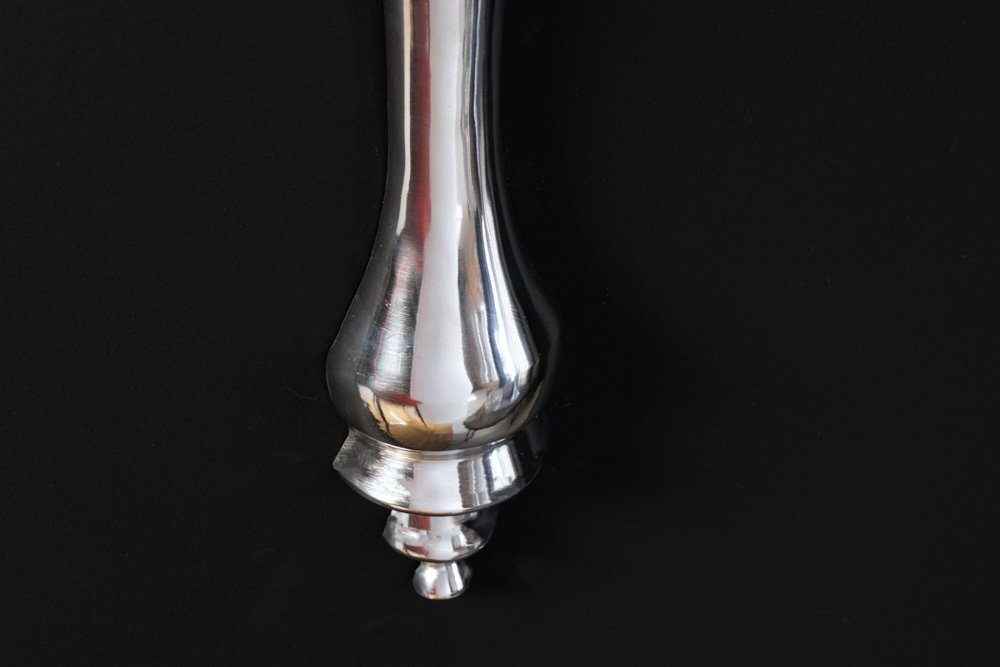 riess-ambiente Wandregal SCALA 60cm silber, Wandkonsole · Metall · Küche · Barock Design