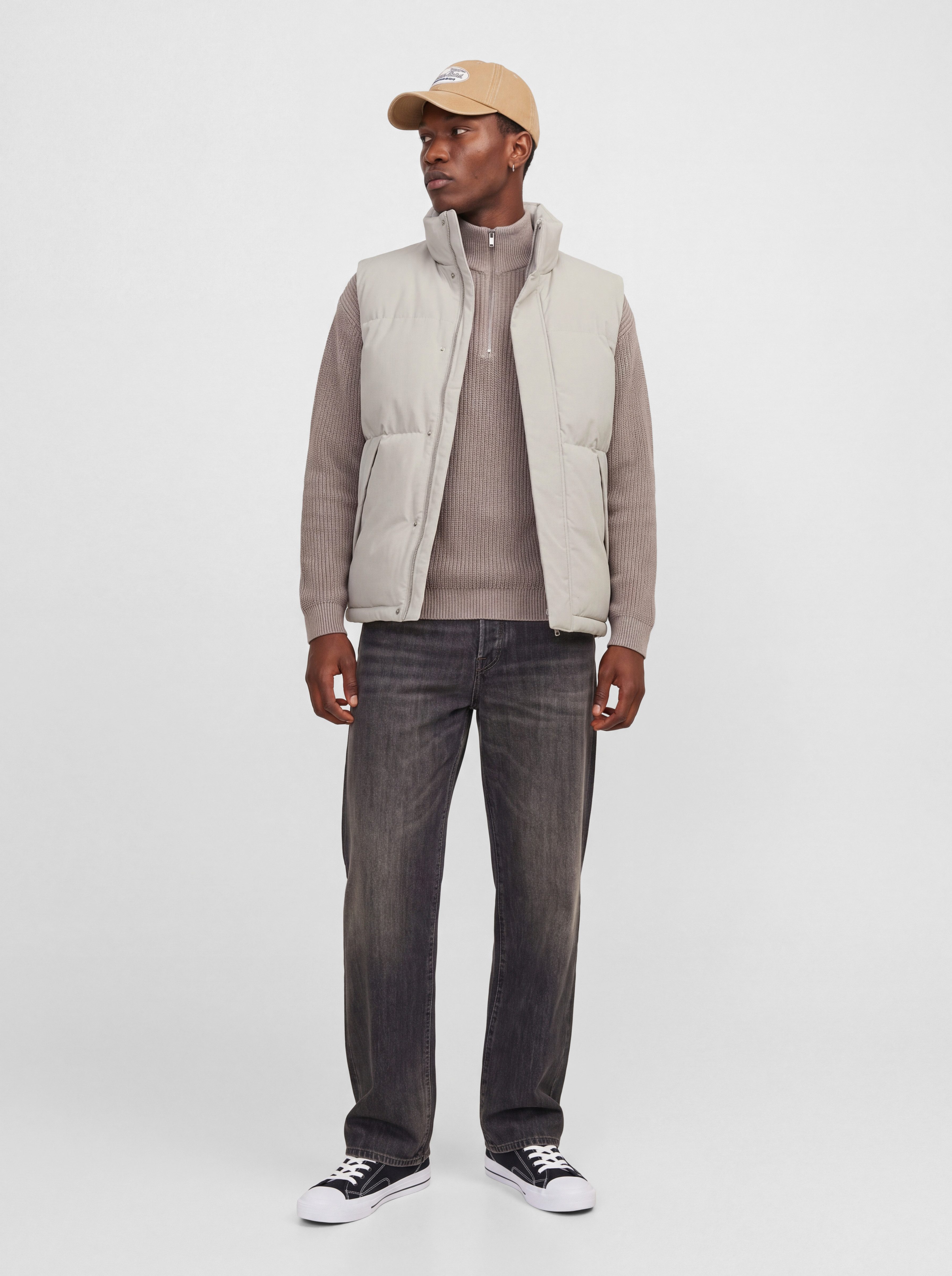 Jack & Jones Steppweste JJESOHO BODYWARMER AW26 SN Kunstfaser, mit Stehkragen – Bild 4 von 5