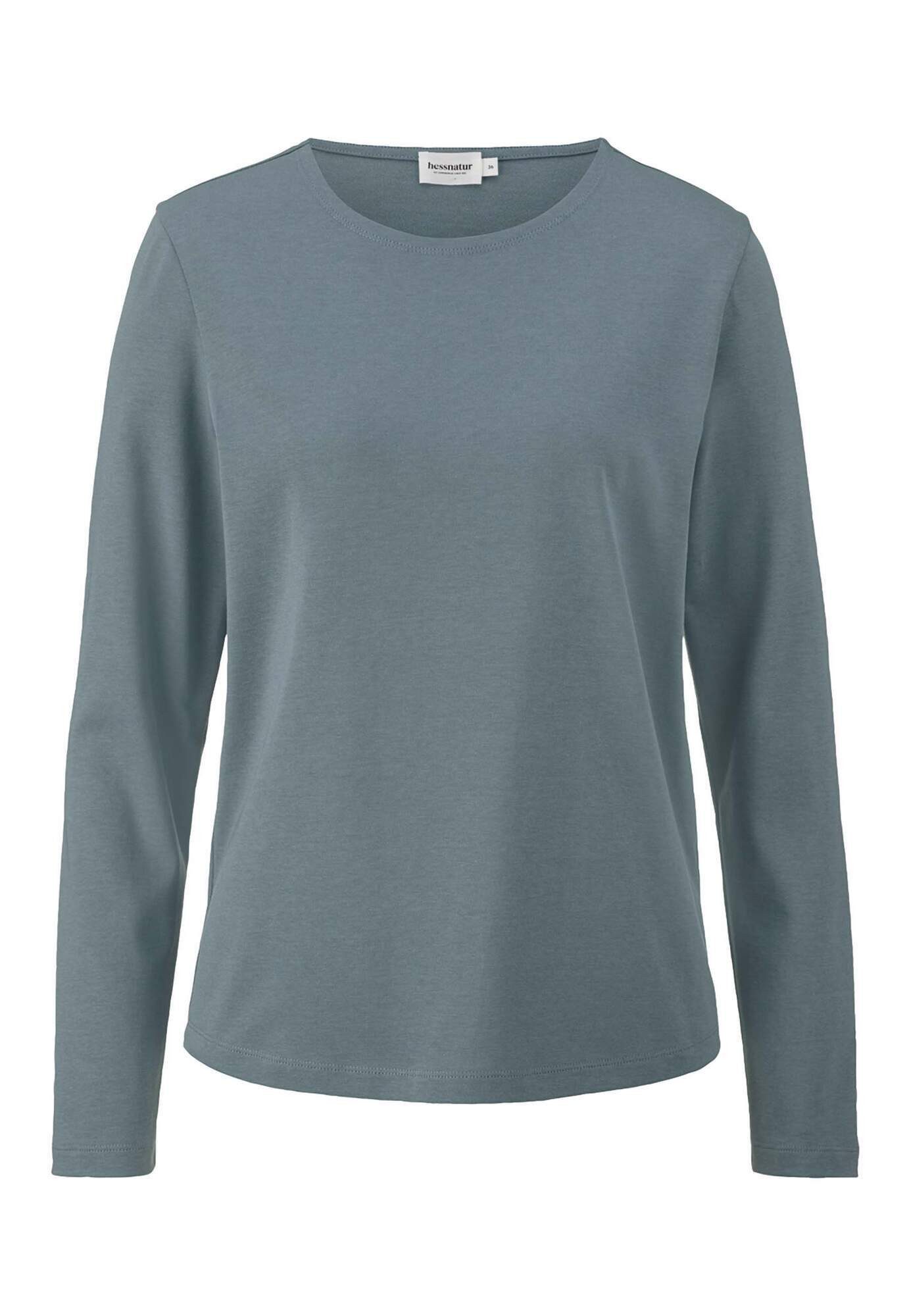 Hessnatur T-Shirt Langarm Regular aus reiner günstig online kaufen