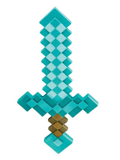 Disguise Spielzeug-Schwert Minecraft Replik 1:1 Diamant Diamond Schwert sword 51 cm XXL