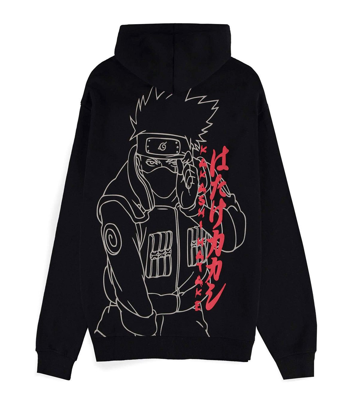 Naruto Kapuzensweatshirt Kakashi Line Art Hoodie Manga Anime Hatake Shinobi günstig online kaufen