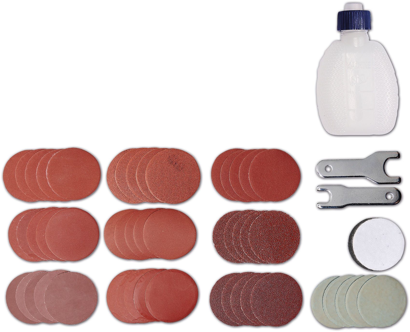 Einhell Winkelschleifer TC-PA 50, (Set, 14 tlg), Druckluft, mit zahlreichem Zubehör für verschiedene Schleifarbeiten