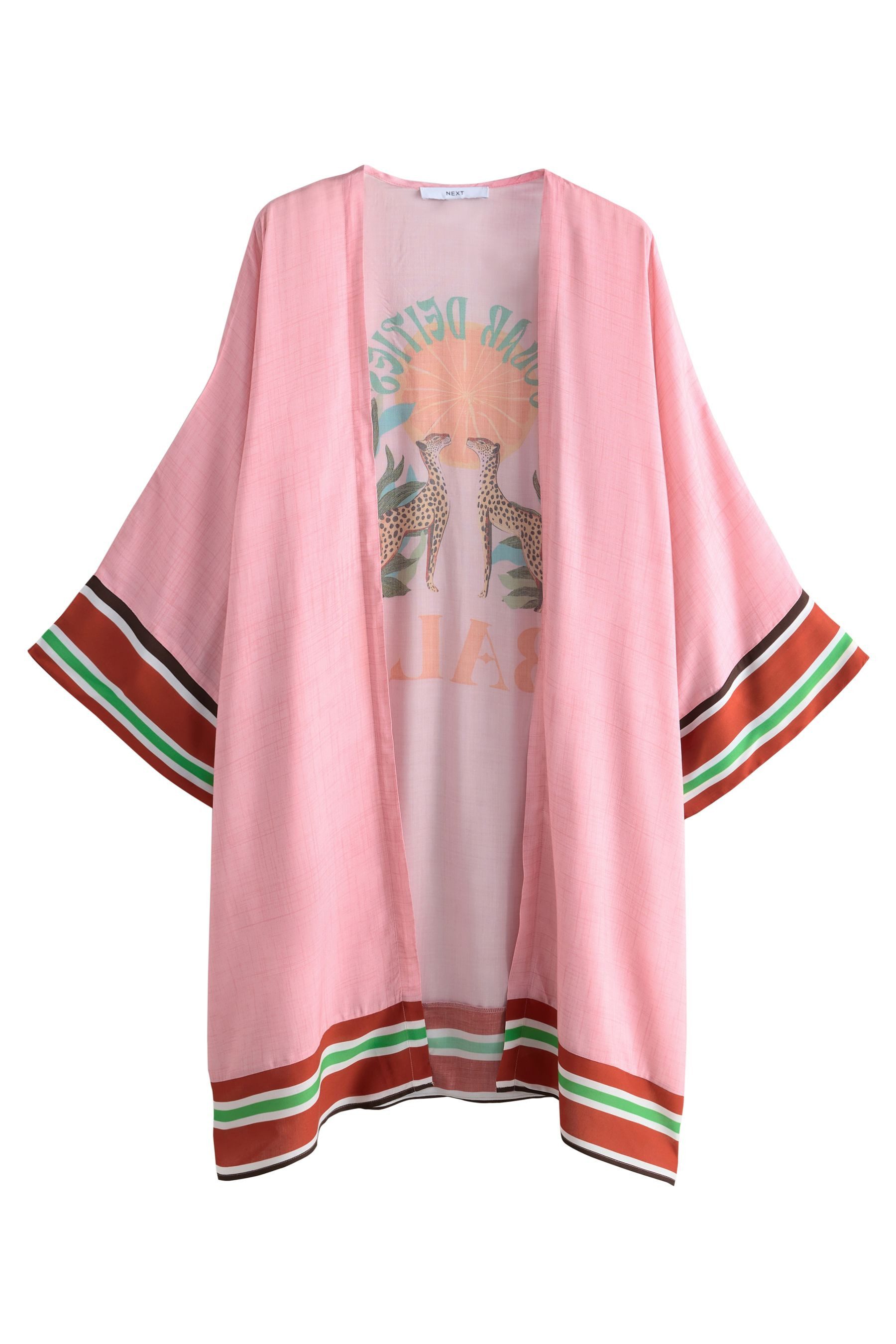 Next Strandkleid Langer, gespleißter Kimono (1-tlg) günstig online kaufen