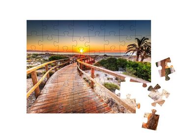 puzzleYOU Puzzle Playa de Arenales del Sol, Alicante, Spanien, 48 Puzzleteile, puzzleYOU-Kollektionen Spanien