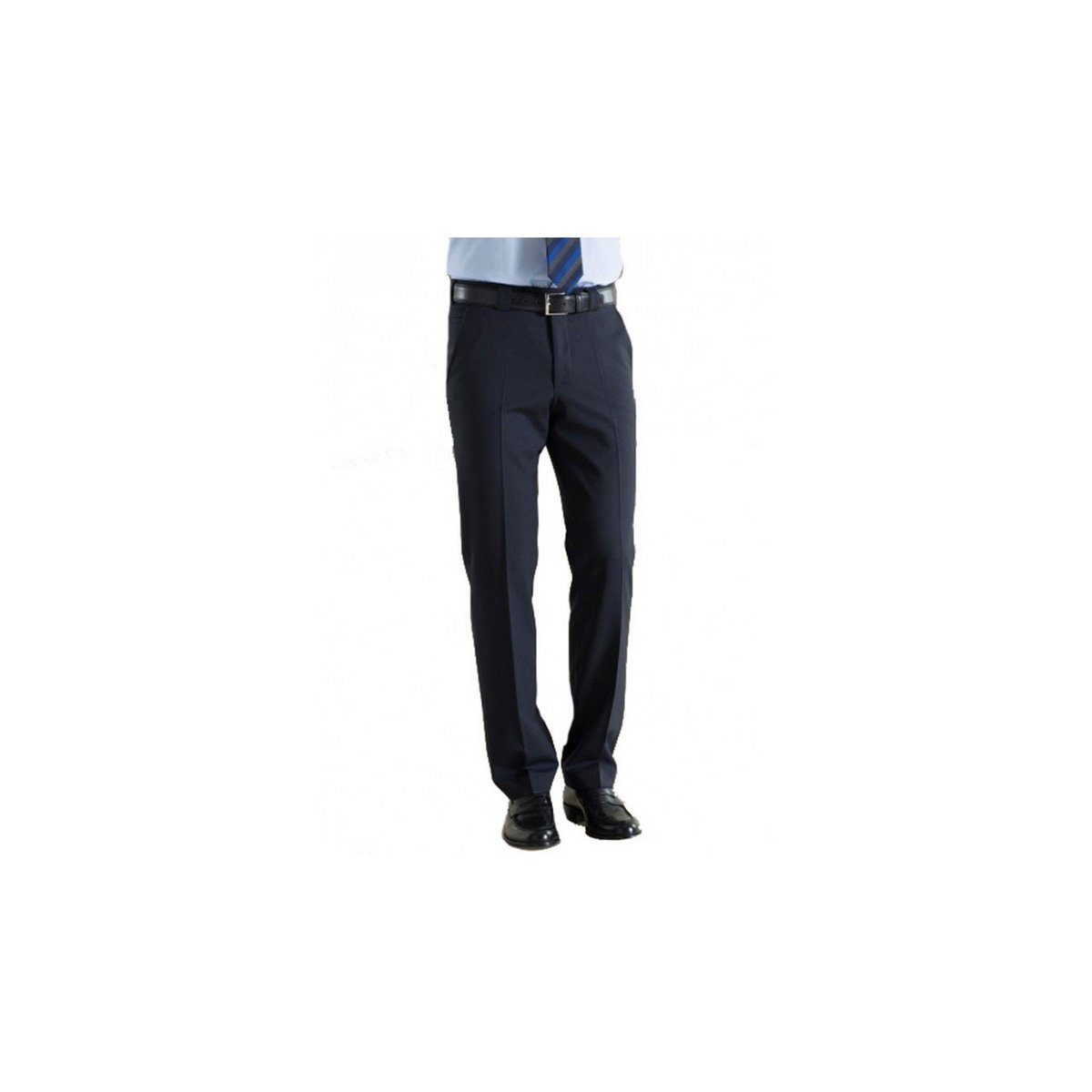 MEYER Stoffhose blau (17) Marine (1-tlg)