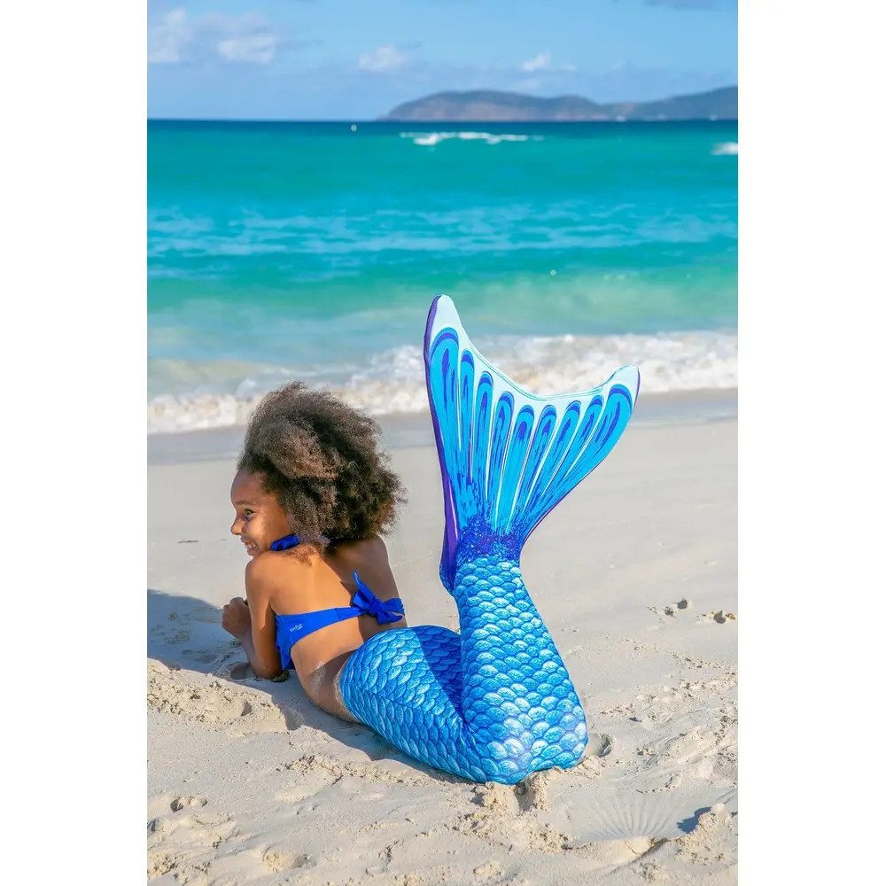 XTREM toys & sports Taucherbrille Fin Fun Meerjungfrau Mermaidens Blau S/M