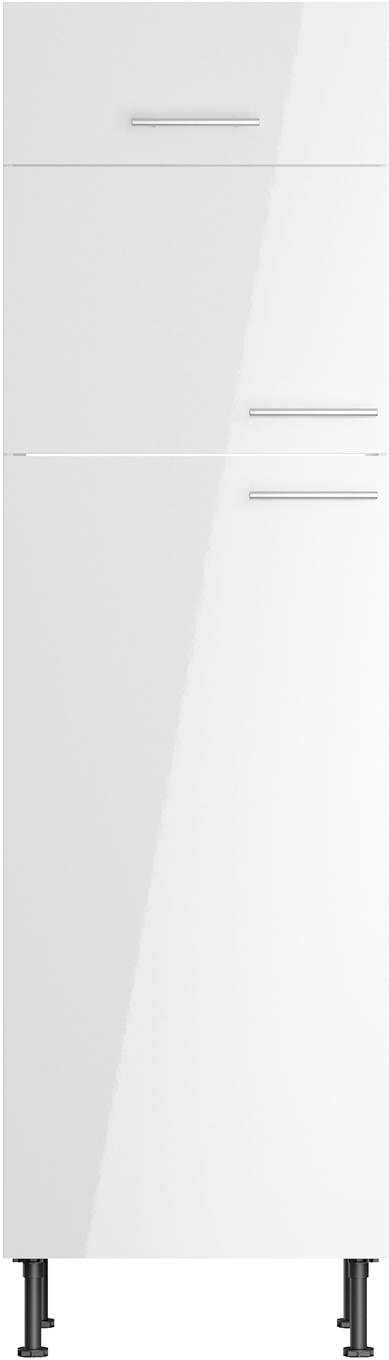 lackiert/weiß Klara Breite OPTIFIT Kühlumbauschrank 60 cm weiß