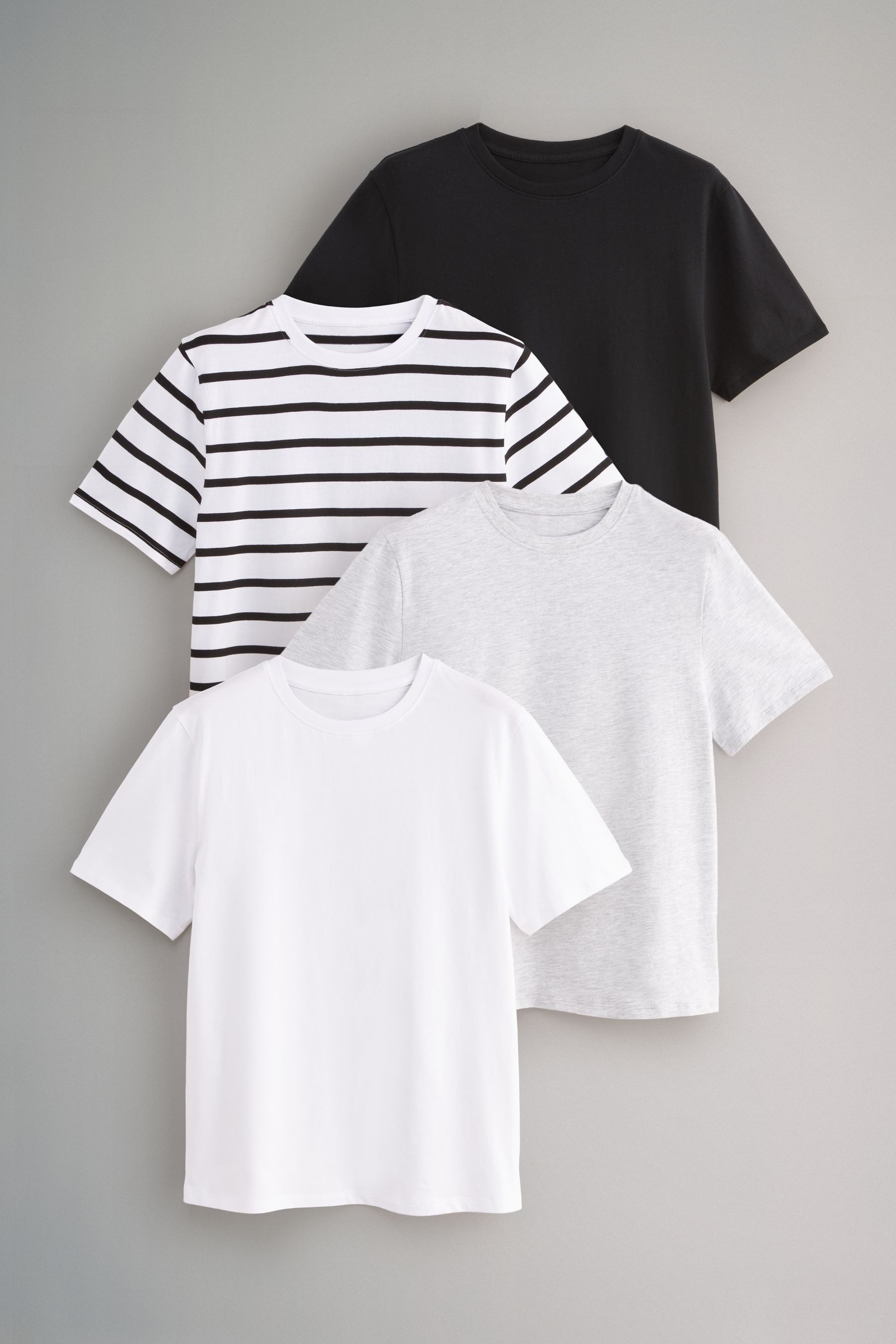 The Set T-Shirt The Set Relaxed Fit T-Shirts, 4er-Pack (4-tlg) günstig online kaufen