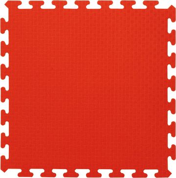 Jamara Puzzle Puzzlematten 50 x 50 cm, rot, 4 Puzzleteile