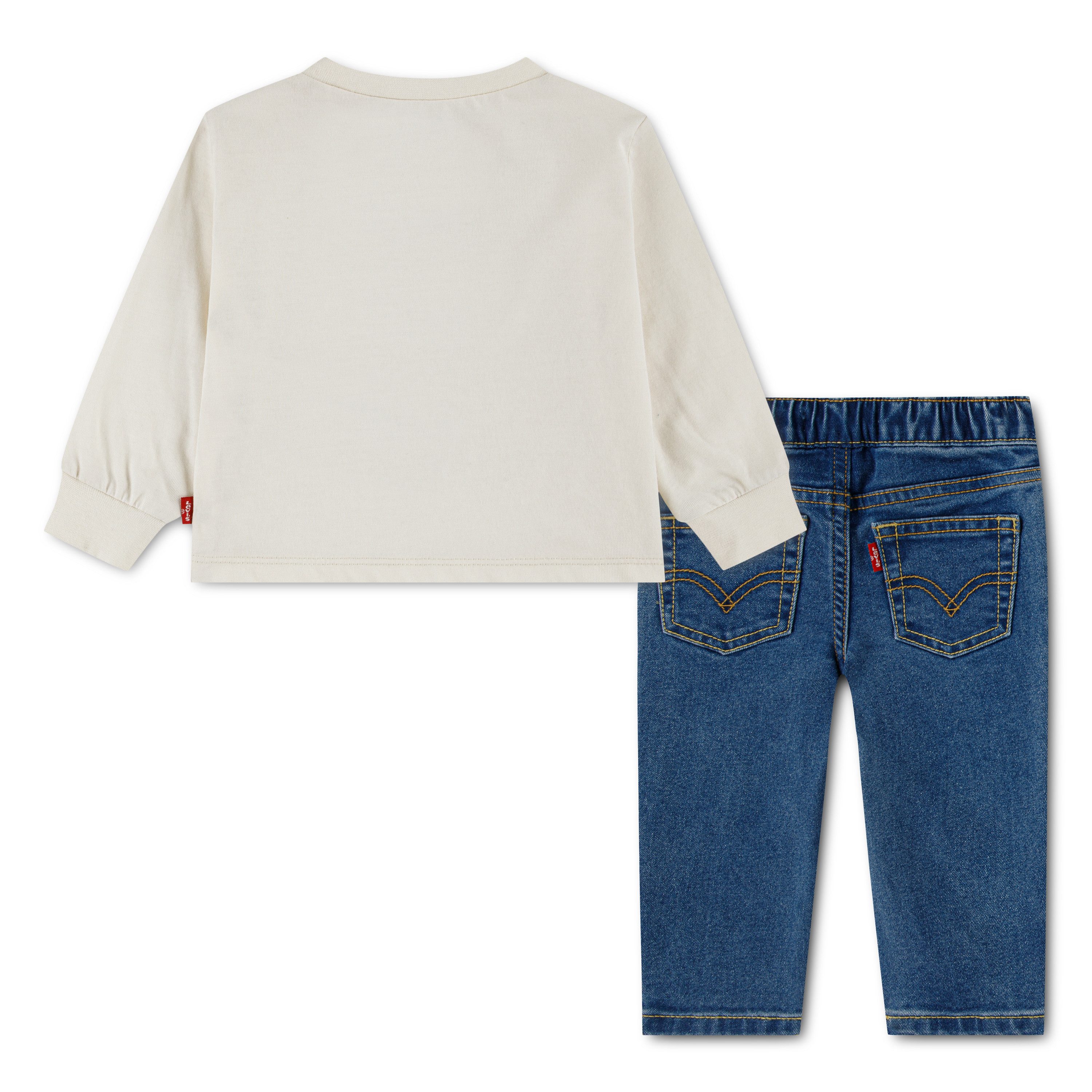 Levi's® Kids Langarmshirt & Hose LVB LS & DENIM PANT SET (Set, 2-tlg) mit Bärchenprint - for Boys – Bild 2 von 5