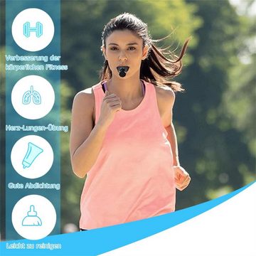 RefinedFlare Bauchmuskelmaschine Sport-Atemtrainer, verstellbar zur Erhöhung der Lungenkapazität (1-St)