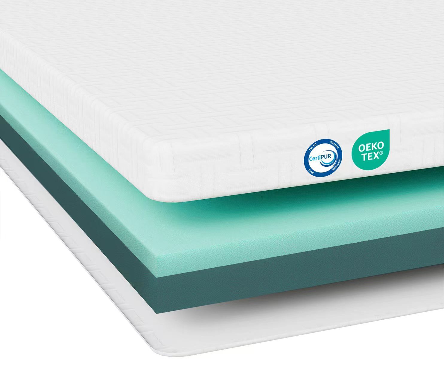 ROYGBIV, Topper Gel-Memory und Komfortschicht– 5 cm Matratzentopper Oeko-TEX, 5 cm hoch, Bett Topper Waschbar Bezug, Atmungsaktiv,Verbessern Sie Ihren Schlaf
