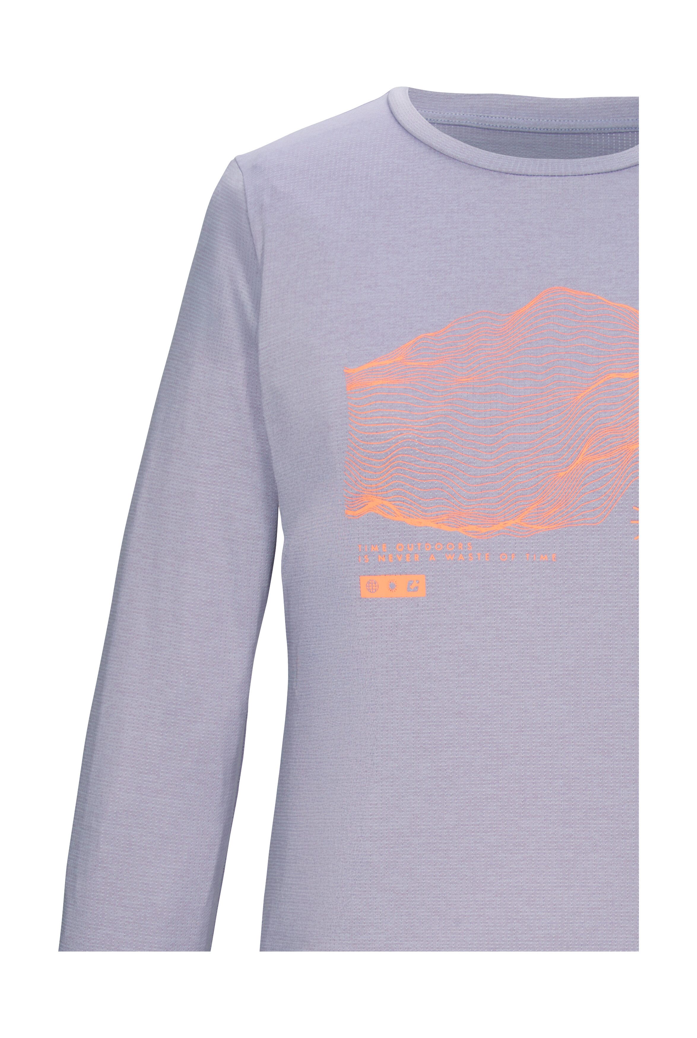 Killtec Langarmshirt KOS 179 WMN LS SHRT Weiches, strapazierfähiges, atmungsaktives Langarmshirt