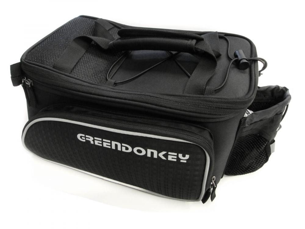Fahrradtasche Greendonkey Gepäckträgertasche Gustav2 Klettverschluss