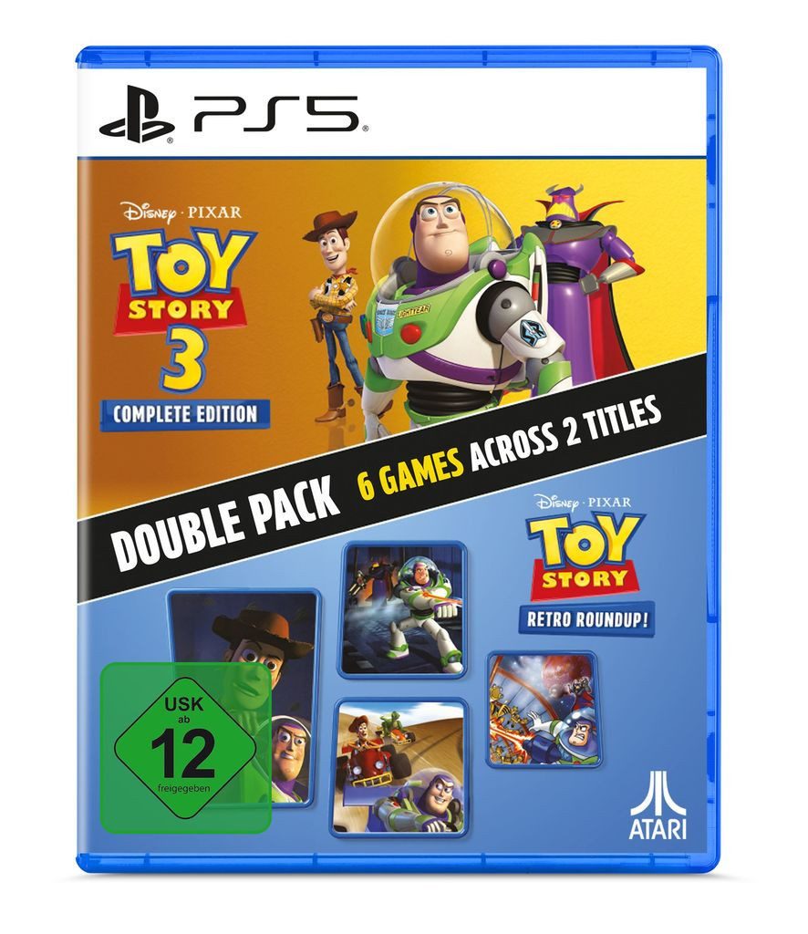 Toy Story: Retro Roundup! + Toy Story 3 Complete Edition Double Pack (Blu-ray Disc), PlayStation 5