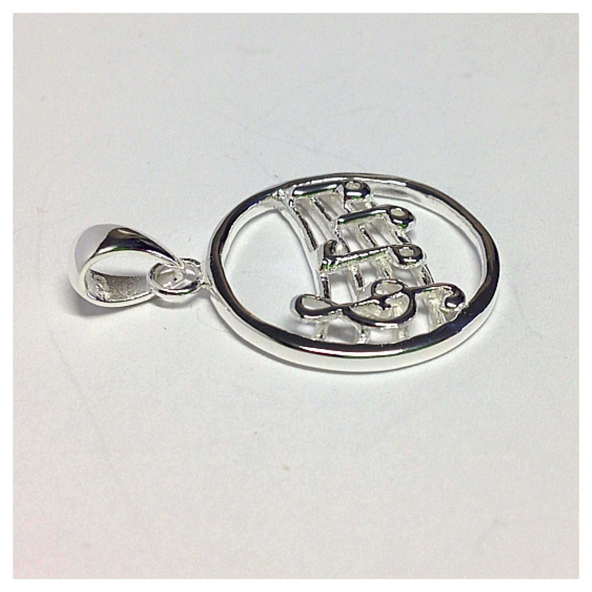 Edelschmiede925 Kettenanhänger Musiknote m Notenschlüssel Anhänger in 925 S günstig online kaufen