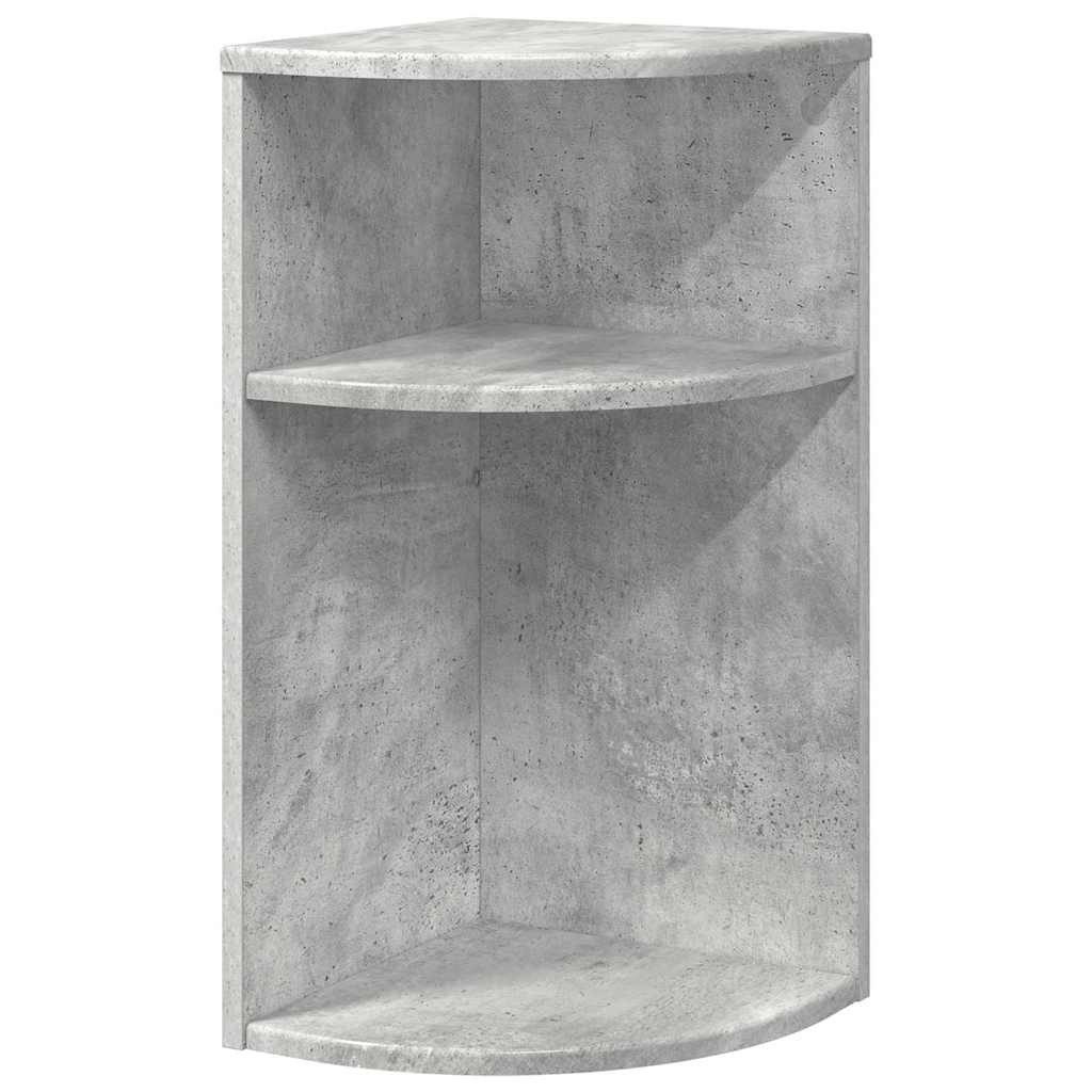vidaXL Beistelltisch Beistelltisch Beton Grau 29,6 x 29,6 x 60 cm Holzwerkstoff (1-St)