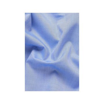 Eterna Langarmhemd mittel-blau (1-tlg)