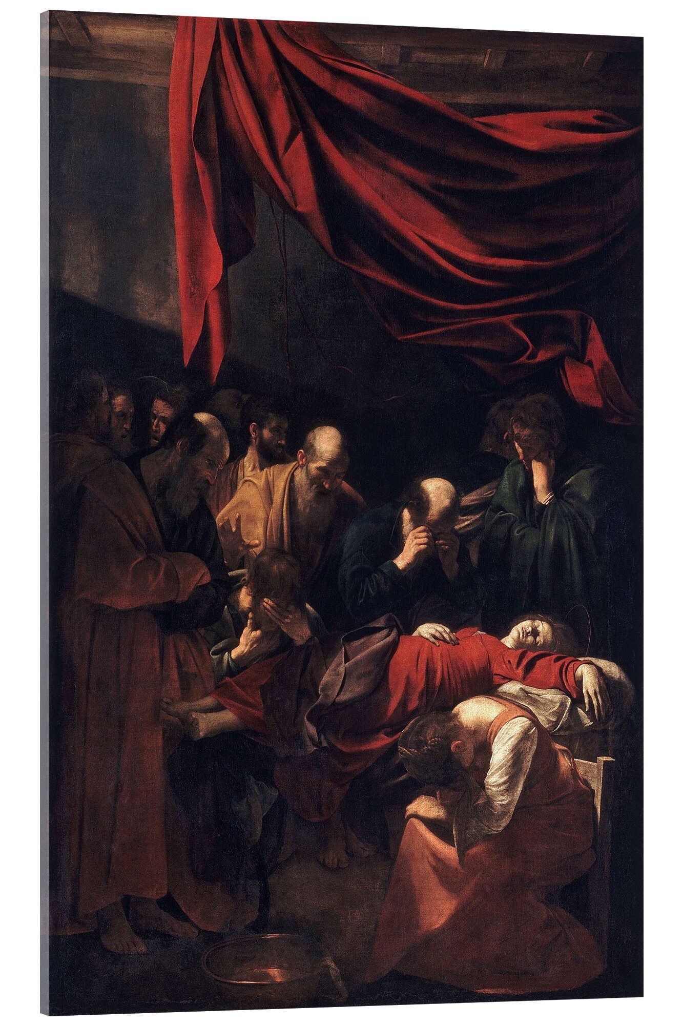 Posterlounge Wandbild Tod der Jungfrau, Master Collection, erhältlich als Poster, Leinwandbild, Wandsticker oder Acrylglasbild