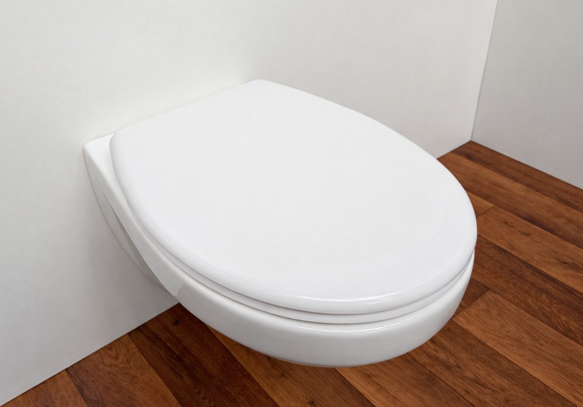welltime WC-Sitz Premium, abnehmbar, Absenkautomatik, bruchsicher, kratzfest, Schnellverschluss