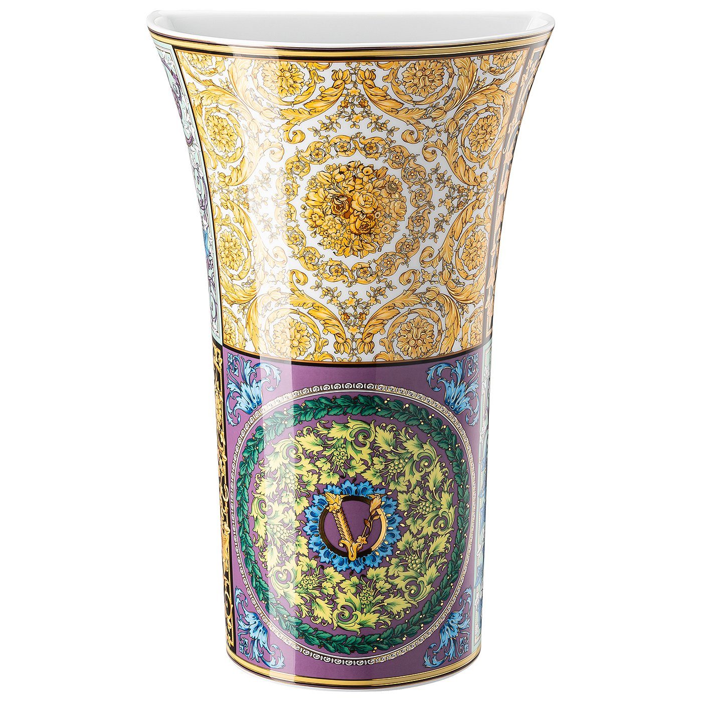 Rosenthal meets Versace Dekovase Versace St) cm Mosaic Vase 34 (1 Barocco