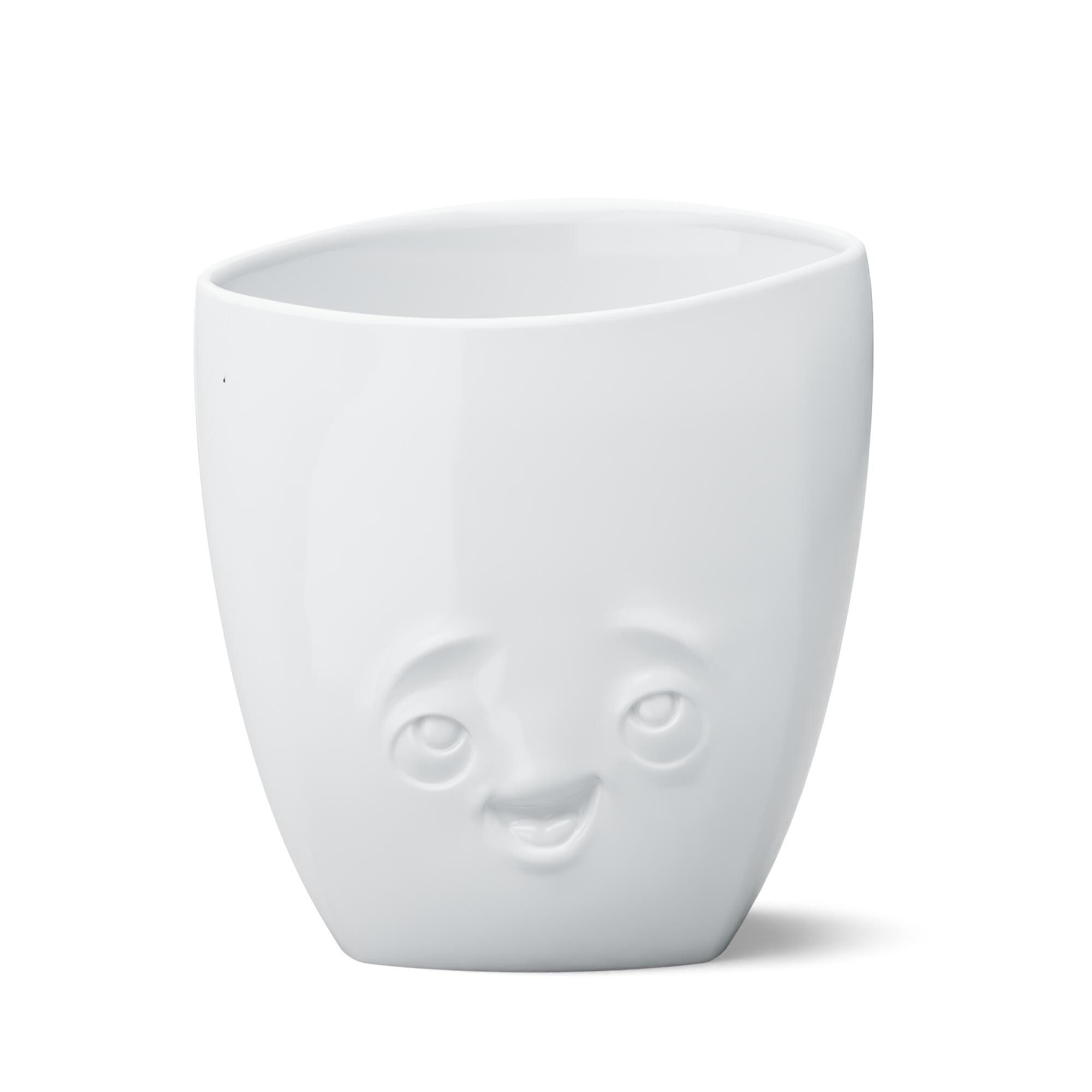 FIFTYEIGHT PRODUCTS Tischvase Vase Entzückt in weiß, Porzellan Tischvase günstig online kaufen