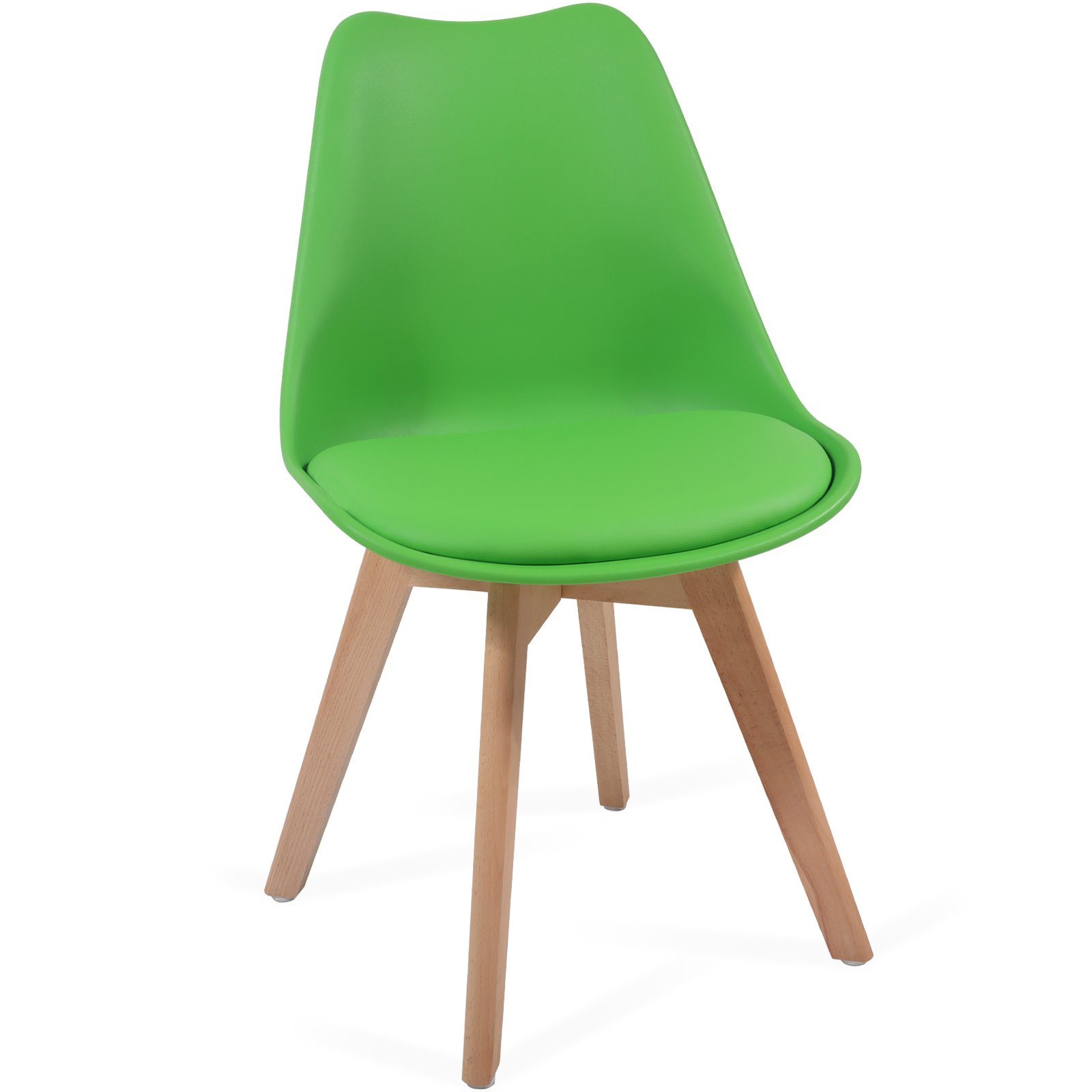 - Esszimmerstuhl 2/4/6/8er aus Farbwahl Massivholz, Kunststoff & MIADOMODO St) Grün Set Esszimmerstühle (2