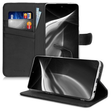 kwmobile Handyhülle Hülle für Samsung Galaxy A52 / A52 5G / A52s 5G, Kunstleder Handyhülle mit Kartenfächern und Standfunktion