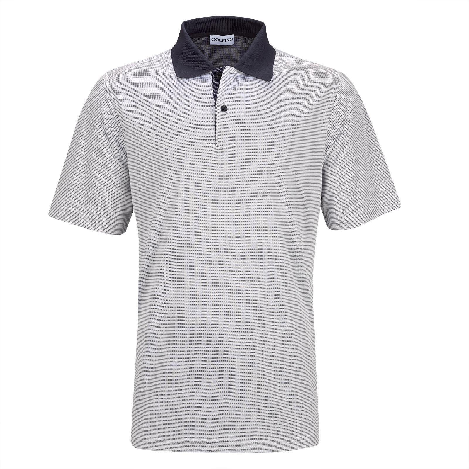 GOLFINO Poloshirt Golfino The Carnoustie Polo Optic White