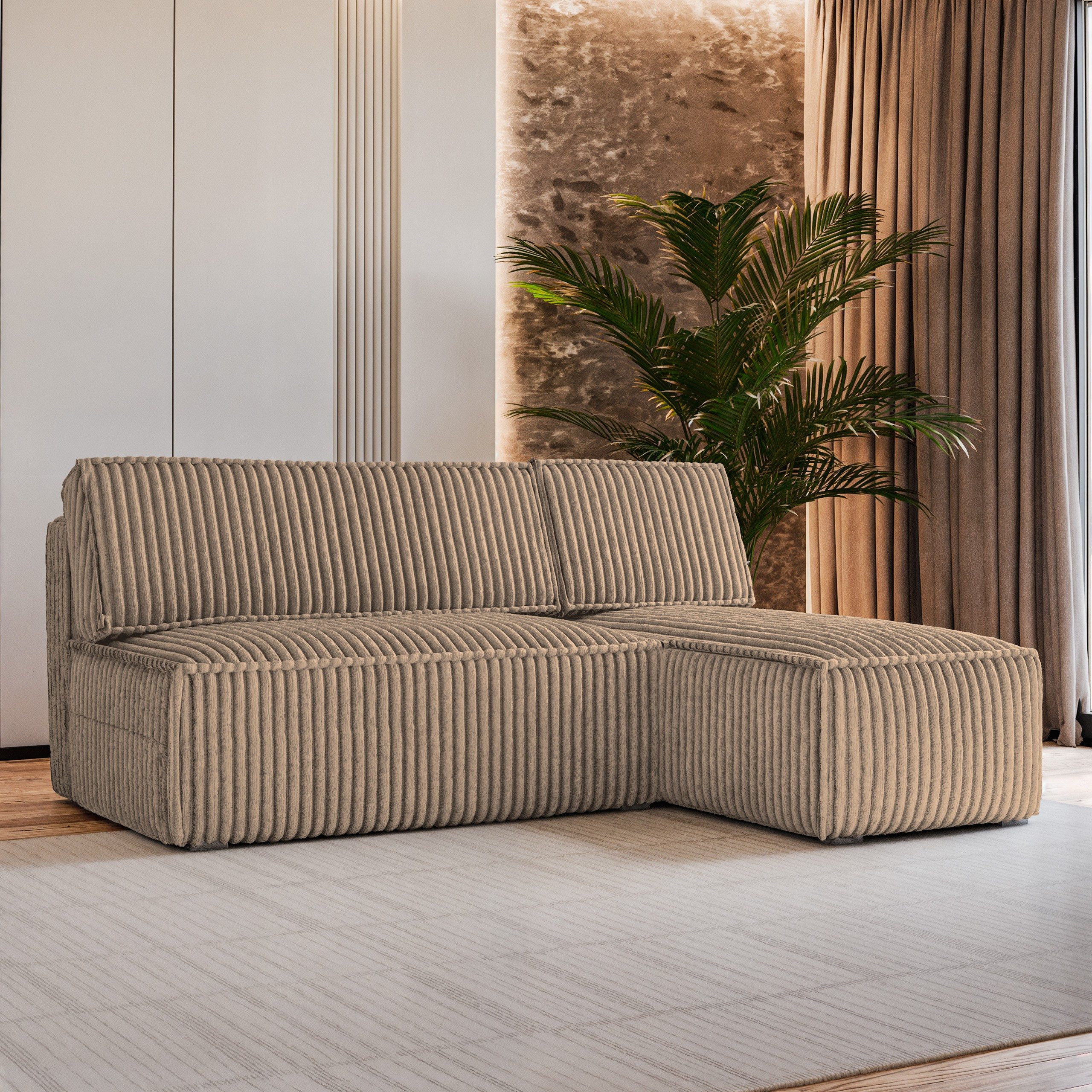 Masseno Ecksofa BRISO mit Schlaffunktion L-Form, günstig online kaufen