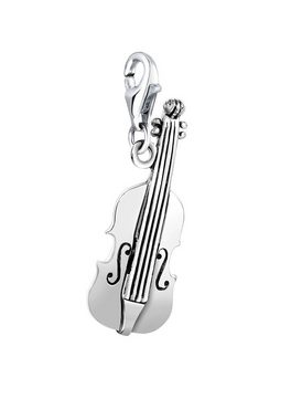 Nenalina Charm-Einhänger Anhänger Geige Musik-Instrument 925 Silber