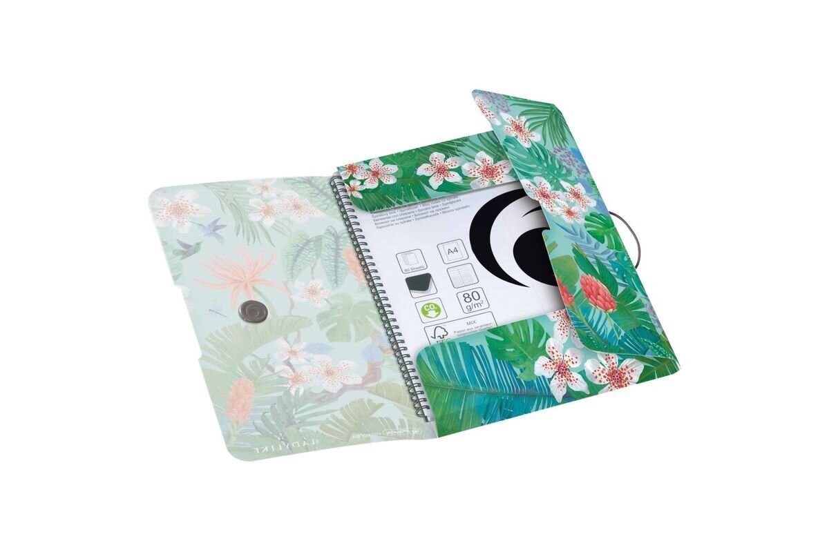 Herlitz Fächermappe Herlitz Gummizugmappe PP A4 Ladylike Jungle