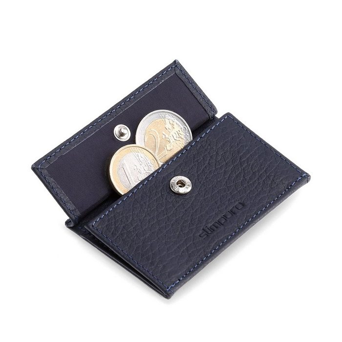 Slimpuro Geldbörse SP-CP-00-DBL-GR (1 x Coin Pocket inkl. RFID-Schutzkarte)