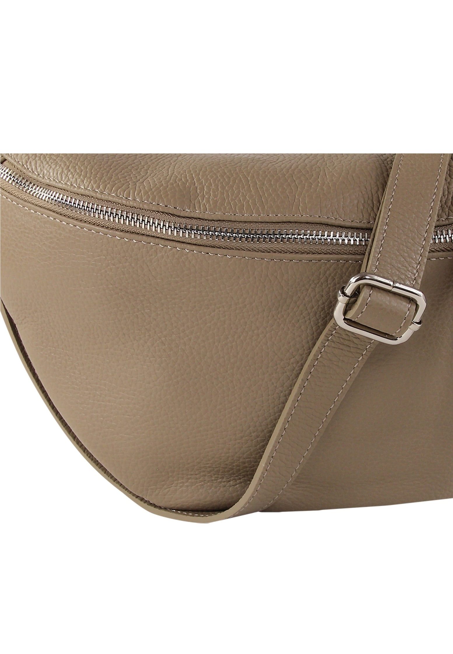 Toscanto Gürteltasche Toscanto beige, taupe Gürteltasche (Gürteltasche), Damen Gürteltasche Echtes Leder, beige, taupe