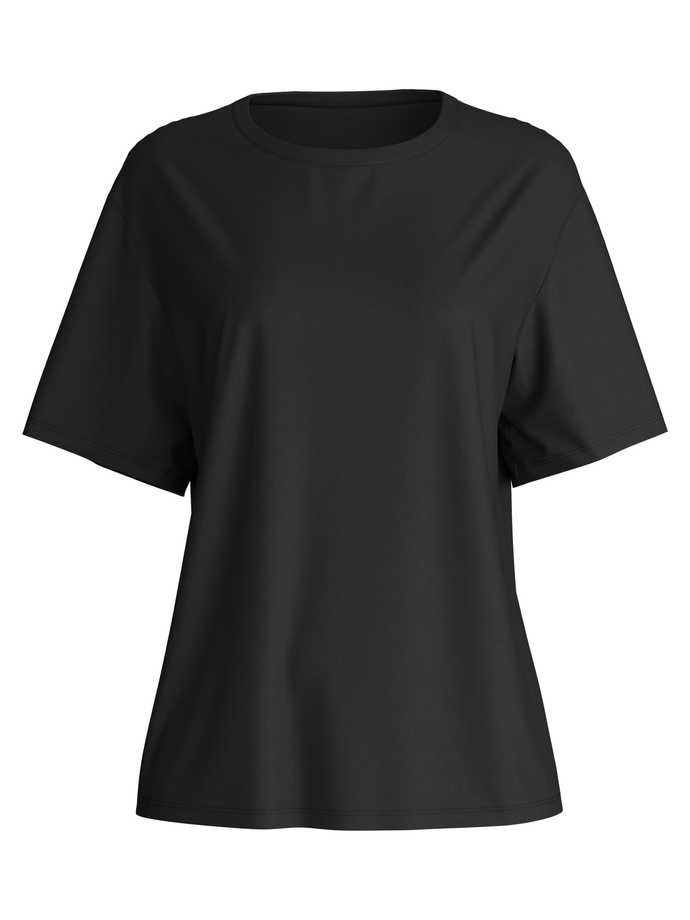 CALIDA Kurzarmshirt Favourites Layering Damen (1-tlg) seidig weich und geschmeidig