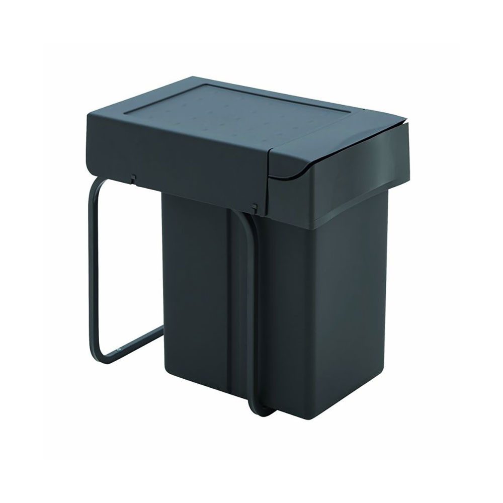 WESCO Einbaumülleimer Einbauabfallsammler 30DT mit Ablageschale, anthrazit