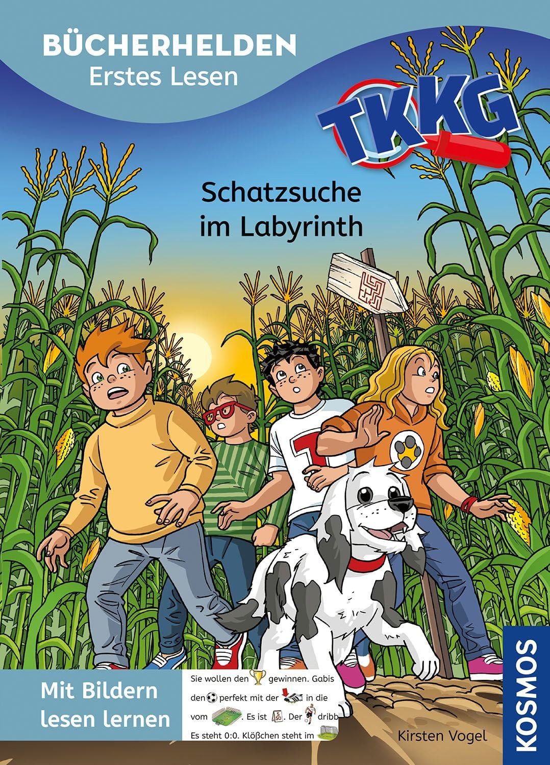 TKKG Junior, Bücherhelden, Erstes Lesen, Schatzsuche im Labyrinth / Kirsten Vogel