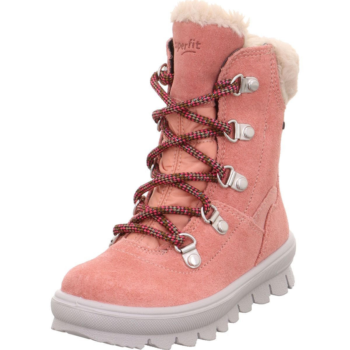 Superfit Flavia Winterstiefel Stilvolle, wasserdichte Mädchen-Boots mit Kunstfellkragen, recyceltem